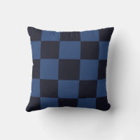 Kroatische Schachbrettmuster blau