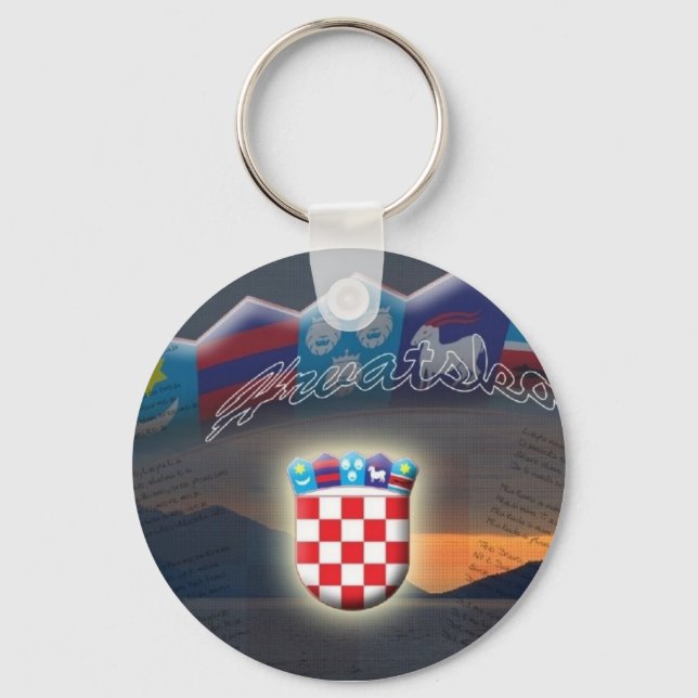 Kroatische Schlüsselkette Schlüsselanhänger (Vorderseite)