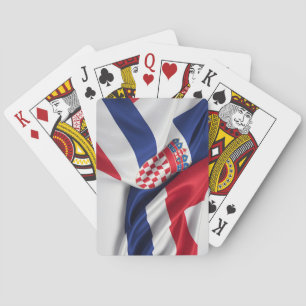 Kroatische Seidenstruktur Spielkarten