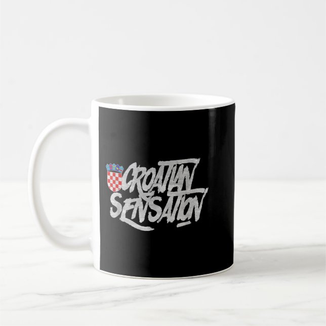 Kroatische Sensation (Kroatien) Kaffeetasse (Links)