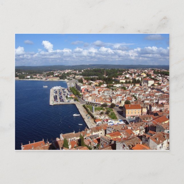 Kroatische Skyline Postkarte (Vorderseite)