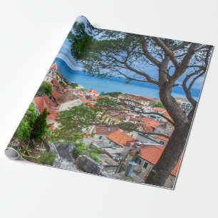 Kroatische Stadt Omis Geschenkpapier