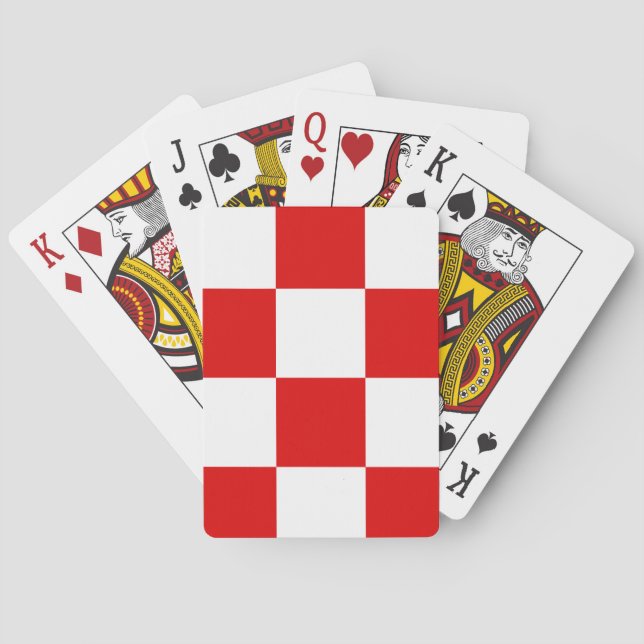 Kroatische Waffenarmee Spielkarten (Rückseite)