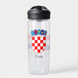 Kroatische Wappen-Coat, Flagge, Kroatien Trinkflasche
