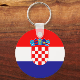 Kroatisches Flaggen-Schlüsselanhänger – Patriotisc Schlüsselanhänger
