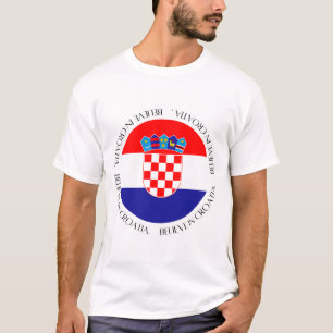 Kroatisches Fußball Fan Geschenk T-Shirt