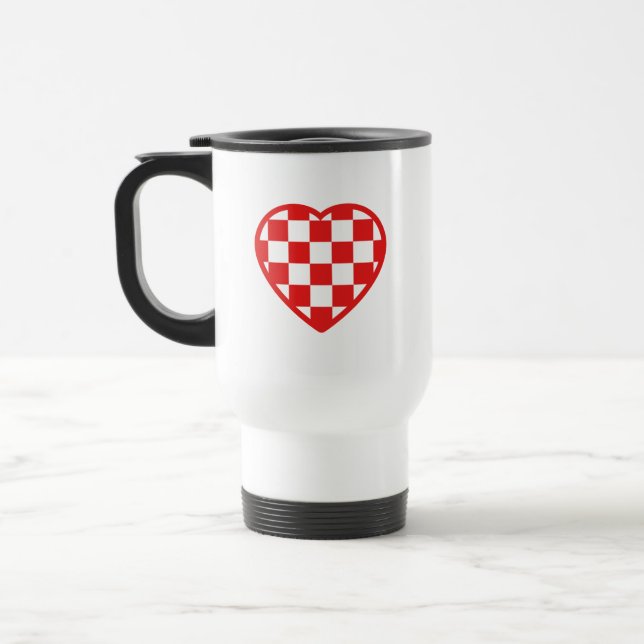 Kroatisches Herz Reisebecher (Links)