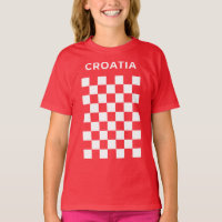 Kroatisches Schachbrett Weiß