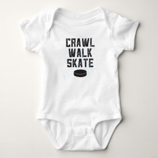 KROCHEN LERNEN Laufen EISHOCKEY Baby-Body-Anzug-Ge Baby Strampler