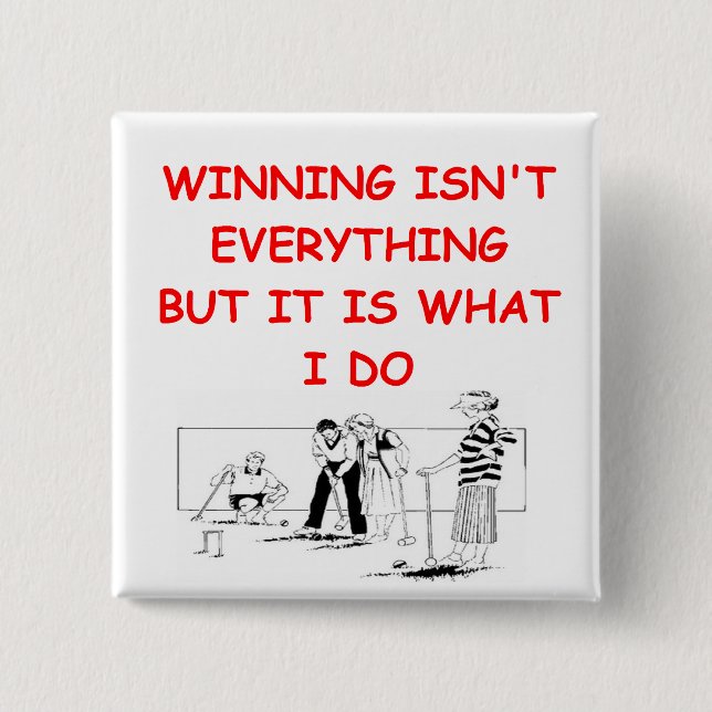 Krokett Button (Vorderseite)