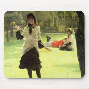 Krokett James Tissots , c.1878 Mousepad