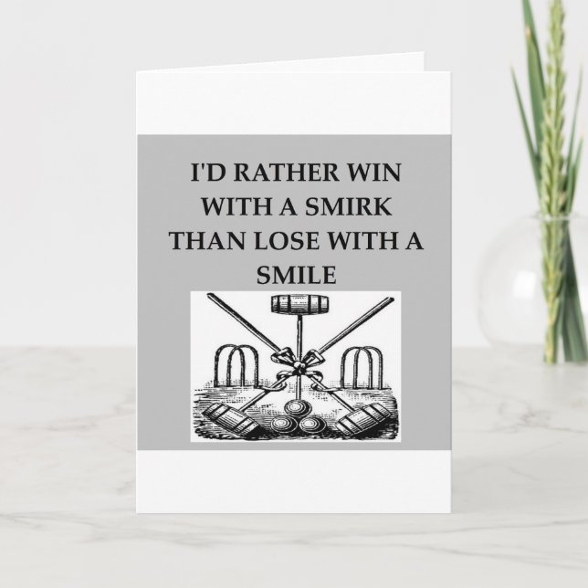 Krokett Karte (Vorderseite)