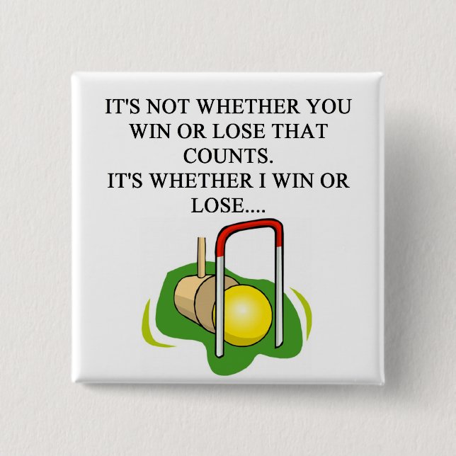 KROKETT-Spieler Button (Vorderseite)