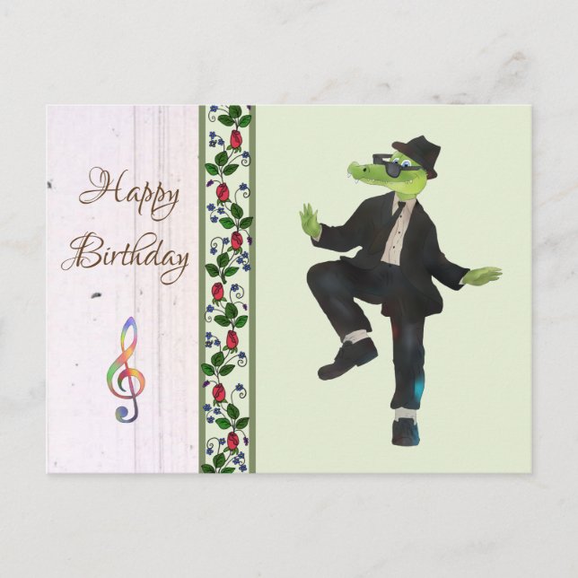 Kroko Postkarte (Vorderseite)