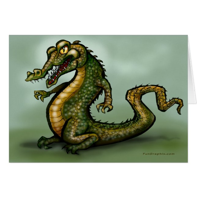 Krokodil (Vorderseite (Horizontal))