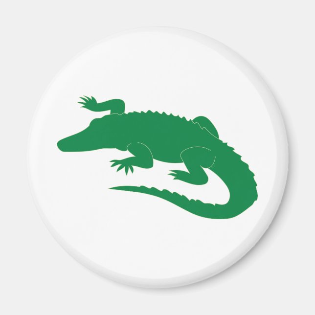 Krokodil-Alligator-Gator-Reptil Magnet (Vorne)