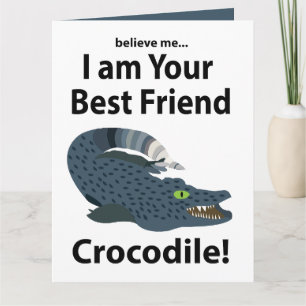 Krokodil Alligator Lustiges Krokodil Karte