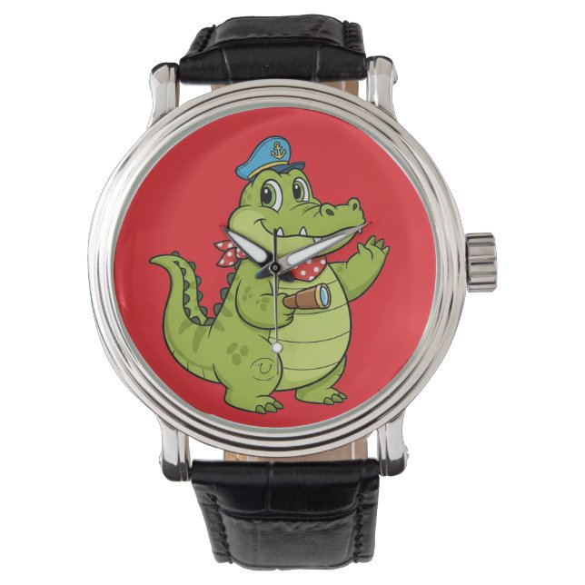 Krokodil Armbanduhr (Vorderseite)