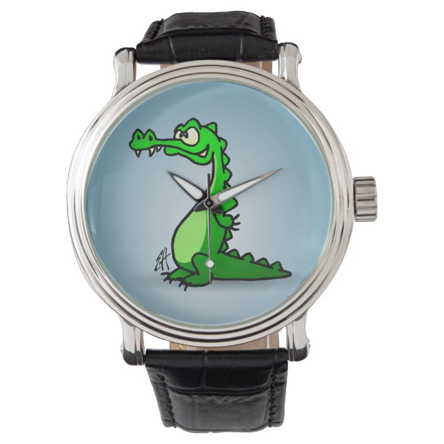 Krokodil Armbanduhr (Vorderseite)