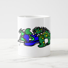 Krokodil-Beat Jumbo-Tasse