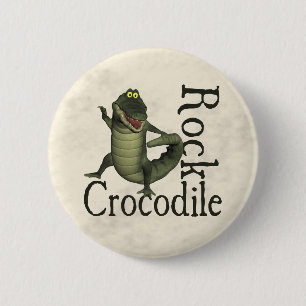 Krokodil-Felsen Button