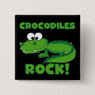 Krokodil-Felsen Button