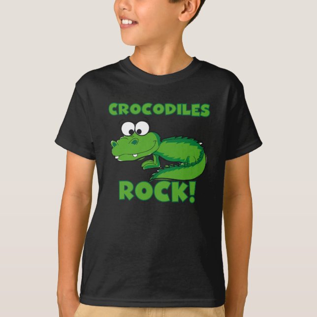 Krokodil-Felsen T-Shirt (Vorderseite)