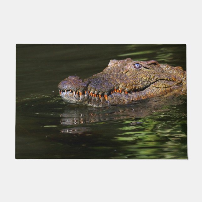Krokodil Fußmatte (Vorderseite)