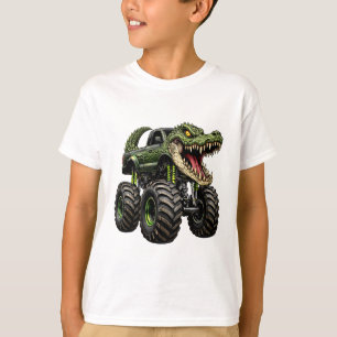 Krokodil-Gelände-Monstertruck T-Shirt
