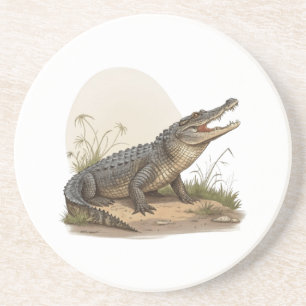 Krokodil Getränkeuntersetzer
