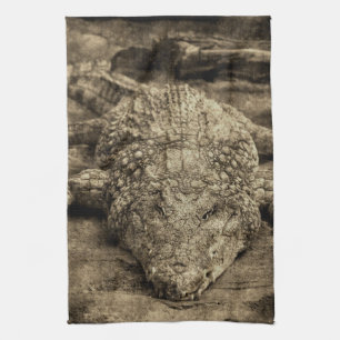 Krokodil Küchentuch