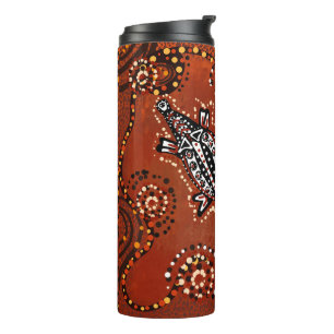 KROKODIL KUNST THERMOSBECHER