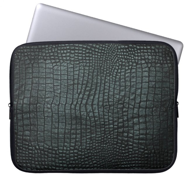 Krokodil-Neopren-Laptop-Sieb, 15 Zoll Laptopschutzhülle (Vorderseite)