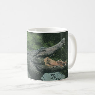 Krokodil-Reptilien, altes marines Tierleben Kaffeetasse