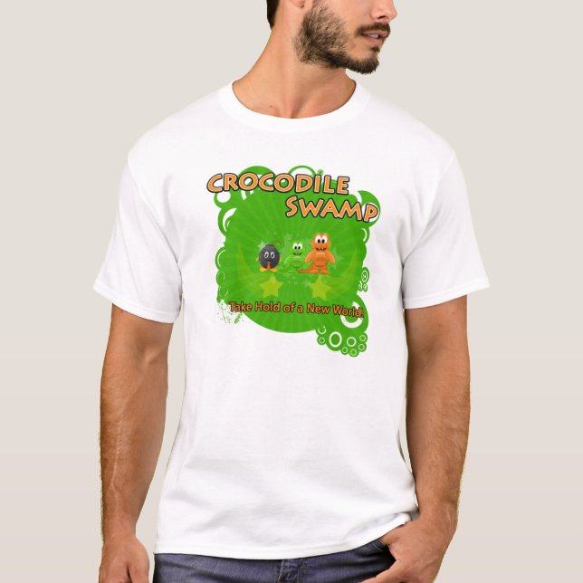 Krokodil-Sumpf-Shirt #1 T-Shirt (Vorderseite)