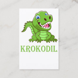 Krokodil Visitenkarte