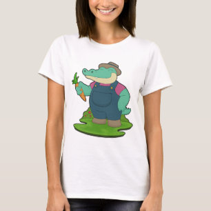 Krokodilbauer Karottenfarm T-Shirt