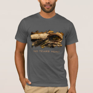 Krokodile Augen, Reptilien, Wildtiere, Tiere T-Shirt