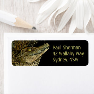 Krokodile Crikey! Labels