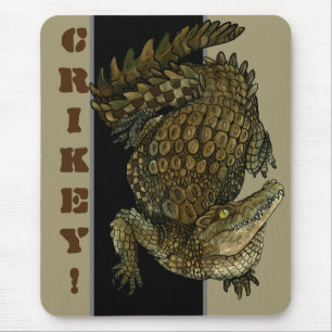 Krokodile-Crikey! Mousepad