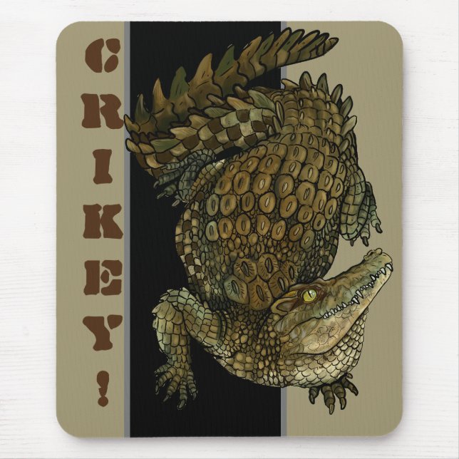 Krokodile Crikey! Mousepad (Vorne)