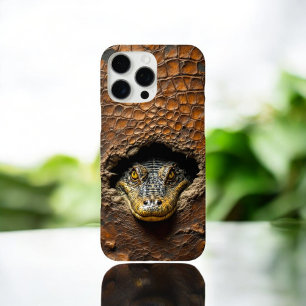 Krokodile durchbohrt seine Haut iPhone 16 Pro Max Hülle