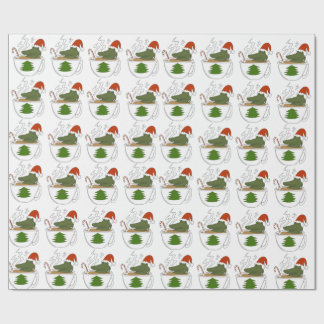 Krokodile  geschenkpapier