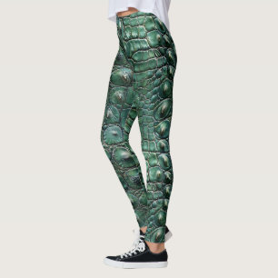 Krokodile Hautmuster Leggings