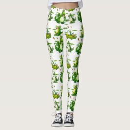 Krokodile im Teich Leggings