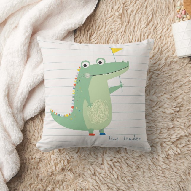 Krokodile Kissen (Decke)