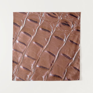 Krokodile Leder texturiert Hintergrund abstract, a Wandteppich