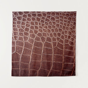 Krokodile Ledermuster abstrakt,Alligator,Tier Wandteppich
