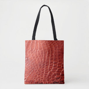 Krokodile Ledertextur Tasche