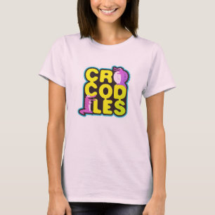 Krokodile mit zwei fröhlichen Kroketten - lebhaft T-Shirt